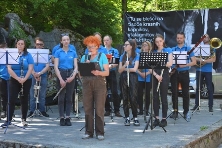 Kulturni program so oblikovali člani Turističnega društva Županova jama in Mihaelova godba